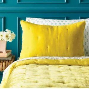 Opalhouse Velvet Tufted Stitch Sham - Yellow